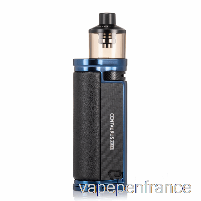 Kit De Mod Pod Centaurus Q80 De Vape Perdu Stylo Vape En Fibre De Carbone Bleu Sierra